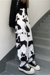 Cow Pattern Casual Jogger Sweatpants