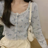 Sweet Floral Pattern Lace Cardigan