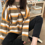 Vintage Colors Striped Sweater