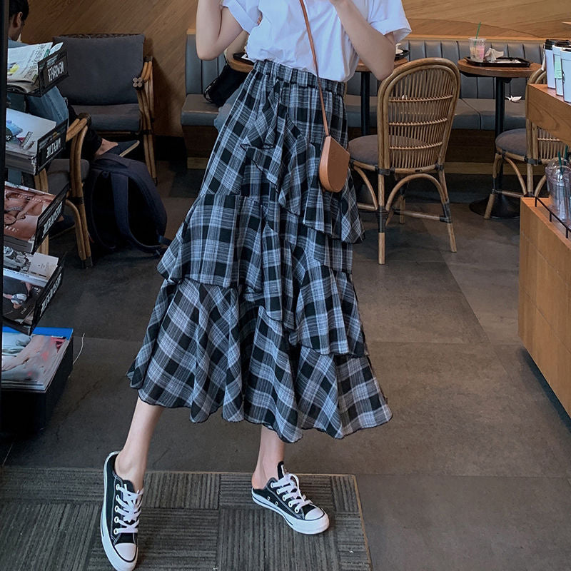 High Waist Asymmetrical Plaid Summer Skirts – Nada Outfit Land