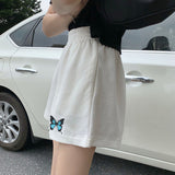 Butterfly Printed Casual Shorts Pants