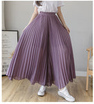 High Waist Loose Thin Pleated Skirts