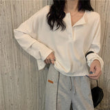 Long Sleeve Knitted Button Solid Shirts