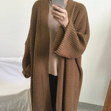 Loose Soft Warm Knitted Oversized Cardigan Sweater