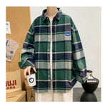 Vintage Plaid Flannel Thick Style Long Sleeve Shirt