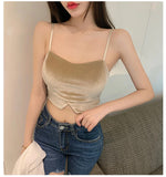 Sexy Camisole Chest Pads Crop Tops