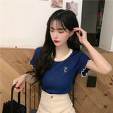 Rabbit Pocket Embroidered Casual Shirt