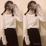 Retro Florals Casual Slim Sweater