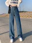 High Waist Wide Leg Loose Jeans Pants