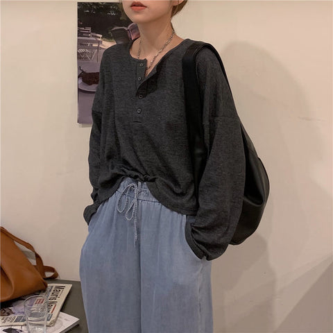Long Sleeve Stylish Simple Shirt – Nada Outfit Land