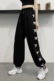 Butterfly Side Printed Jogger Sweatpants