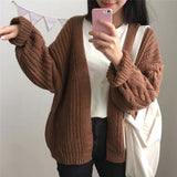 Vintage Warm Knitted Cardigan Sweater