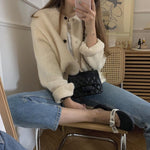Long Sleeve Button Knitted Cardigan Sweater
